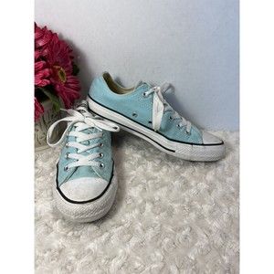 Size 7 Converse All Star Low Aqua Turquoise